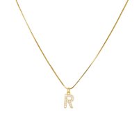 Collana Dilvdò Donna Letters in Argento Zircone CLDOR